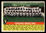 1956 Topps #188 Chicago White Sox Ex-Mint 
