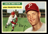 1956 Topps #269 Jack Meyer Ex-Mint RC Rookie  ID: 426018