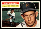 1956 Topps #325 Don Liddle Near Mint+ 