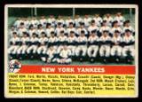 1956 Topps #251 New York Yankees G-VG 