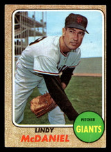 1968 Topps #545 Lindy McDaniel Excellent  ID: 426268