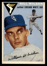 1954 Topps #222 Bill Wilson Ex-Mint RC Rookie  ID: 426431