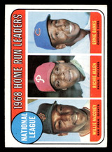 1969 Topps #6 Willie McCovey/Dick Allen/Ernie Banks N.L. Home Run Leaders Ex-Mint  ID: 426455