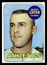 1969 Topps #44 Danny Cater Very Good 