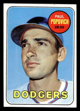 1969 Topps #47 Paul Popovich Excellent+ thick air brush  ID: 426587