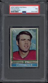 1974 Topps Football Cello Pack PSA 7 Near Mint Unopened 2 Card pack