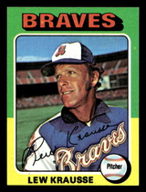 1975 Topps Mini #603 Lew Krausse Poor trimed 1975 Topps Mini #603 Lew Krausse Poor trimed
