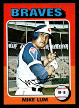 1975 Topps Mini #154 Mike Lum Near Mint+ 