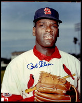 Bob Gibson 8 x 10 Photo Signed Auto PSA/DNA Authenticated Cardinals ID: 426867