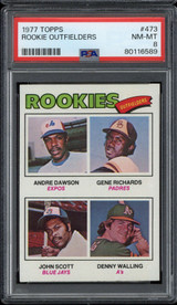 1977 Topps #473 Andre Dawson PSA 8 NM-Mint Cubs RC Rookie