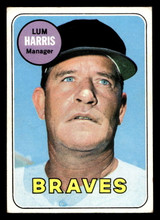 1969 Topps #196 Lum Harris MG Excellent  ID: 427344