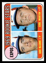 1969 Topps #646 Dan McGinn/Carl Morton Expos Rookies Near Mint RC Rookie  ID: 428508