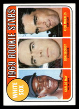 1969 Topps #654 Carlos May/Don Secrist/Rich Morales White Sox Rookies Excellent+ RC Rookie  ID: 428524