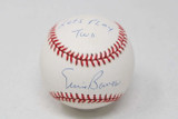 Ernie Banks PSA/DNA Signed Auto Baseball Cubs Let's Play Two Inscription