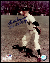 Gil McDougald 8 x 10 Photo Signed Auto PSA/DNA Authenticated Yankees 1951 AL ROY