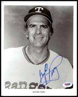 Gaylord Perry 8 x 10 Photo Signed Auto PSA/DNA Authenticated Rangers