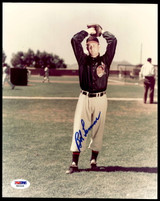 Bob Lemon 8 x 10 Photo Signed Auto PSA/DNA Authenticated Indians ID: 428626