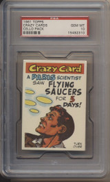 1961 Topps  Crazy Cards  CELLO PACK  PSA 10 GEM MINT)  #*SKU36315