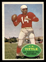 1960 Topps #113 Y. A. Tittle Very Good  ID: 428820