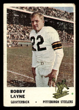 1961 Fleer #117 Bobby Layne Poor 1961 Fleer #117 Bobby Layne Poor
