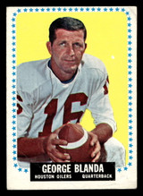 1964 Topps #68 George Blanda G-VG SP 1964 Topps #68 George Blanda G-VG SP