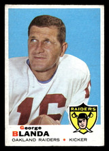 1969 Topps #232 George Blanda Excellent 1969 Topps #232 George Blanda Excellent