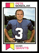 1973 Topps #368 Pete Gogolak Ex-Mint 1973 Topps #368 Pete Gogolak Ex-Mint