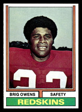 1974 Topps #156 Brig Owens Ex-Mint 1974 Topps #156 Brig Owens Ex-Mint