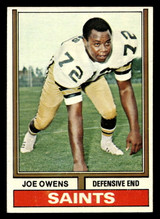 1974 Topps #191 Joe Owens Very Good RC Rookie 
