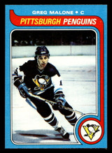 1979-80 Topps #9 Greg Malone Near Mint+ 1979-80 Topps #9 Greg Malone Near Mint+