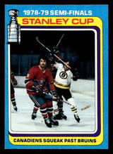 1979-80 Topps #81 Semi-finals:Canadiens vs. Bruins TC Near Mint+  ID: 430363
