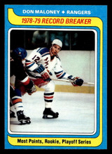 1979-80 Topps #162 Don Maloney RB Very Good 1979-80 Topps #162 Don Maloney RB Very Good