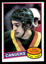 1980-81 O-Pee-Chee #105 Tiger Williams Near Mint OPC 1980-81 O-Pee-Chee #105 Tiger Williams Near Mint OPC