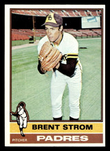 1976 Topps #84 Brent Strom Near Mint+  ID: 431151