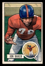 1951 Bowman #57 Jon Baker Excellent+ 1951 Bowman #57 Jon Baker Excellent+