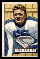 1951 Bowman #117 John Wozniak Very Good miscut 1951 Bowman #117 John Wozniak Very Good miscut
