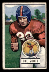 1951 Bowman #128 Joe Scott Very Good 1951 Bowman #128 Joe Scott Very Good