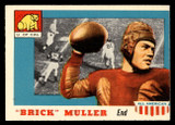 1955 Topps All American #22 Brick Muller Excellent miscut 