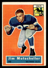 1956 Topps #72 Jim Mutscheller Excellent 1956 Topps #72 Jim Mutscheller Excellent