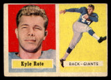 1957 Topps #59 Kyle Rote VG-EX 