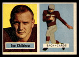 1957 Topps #100 Joe Childress DP Excellent+ RC Rookie  ID: 436454