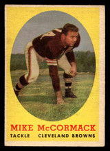 1958 Topps #59 Mike McCormack Excellent  ID: 436492