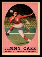 1958 Topps #65 Jimmy Carr Excellent+ RC Rookie  ID: 436496