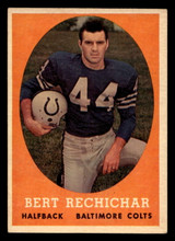 1958 Topps #74 Bert Rechichar Excellent+ ID: 436502 1958 Topps #74 Bert Rechichar Excellent+ ID: 436502