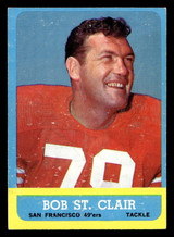 1963 Topps #140 Bob St. Clair Very Good 