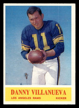 1964 Philadelphia #96 Danny Villanueva Excellent+ 