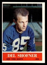 1964 Philadelphia #123 Del Shofner Excellent+ ID: 436817 1964 Philadelphia #123 Del Shofner Excellent+ ID: 436817