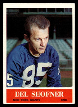 1964 Philadelphia #123 Del Shofner Ex-Mint ID: 436818 1964 Philadelphia #123 Del Shofner Ex-Mint ID: 436818