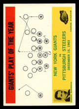 1964 Philadelphia #126 Allie Sherman Giants Play of the Year Ex-Mint  ID: 436825