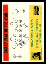 1964 Philadelphia #140 Joe Kuharich Eagles Play of the Year Excellent+ ID: 436858 1964 Philadelphia #140 Joe Kuharich Eagles Play of the Year Excellent+ ID: 436858